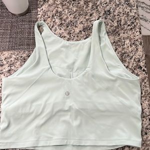 LuluLemon align high neck tank size 12 mint green